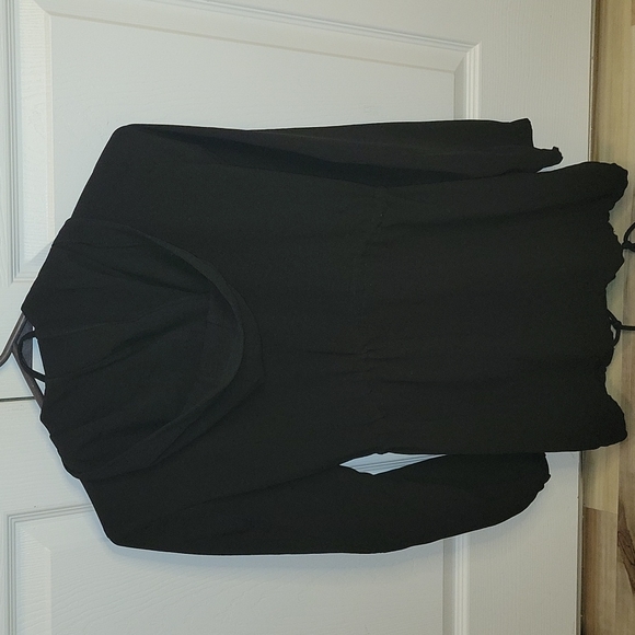 H&M NWT 3 Quarter Length Utility Hooded Black Jacket - Picture 14 of 16